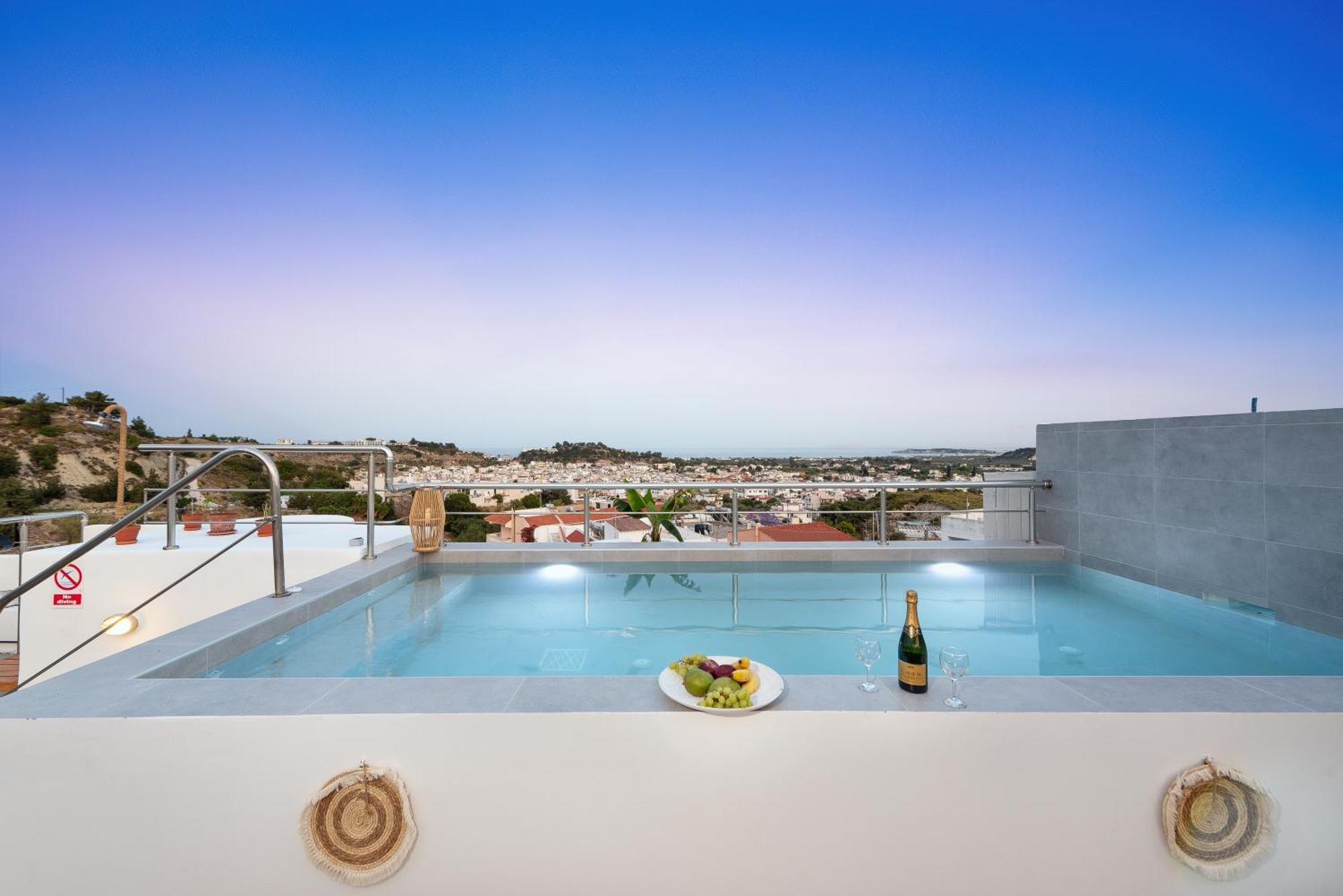 Afandou Panorama Apartment Bagian luar foto