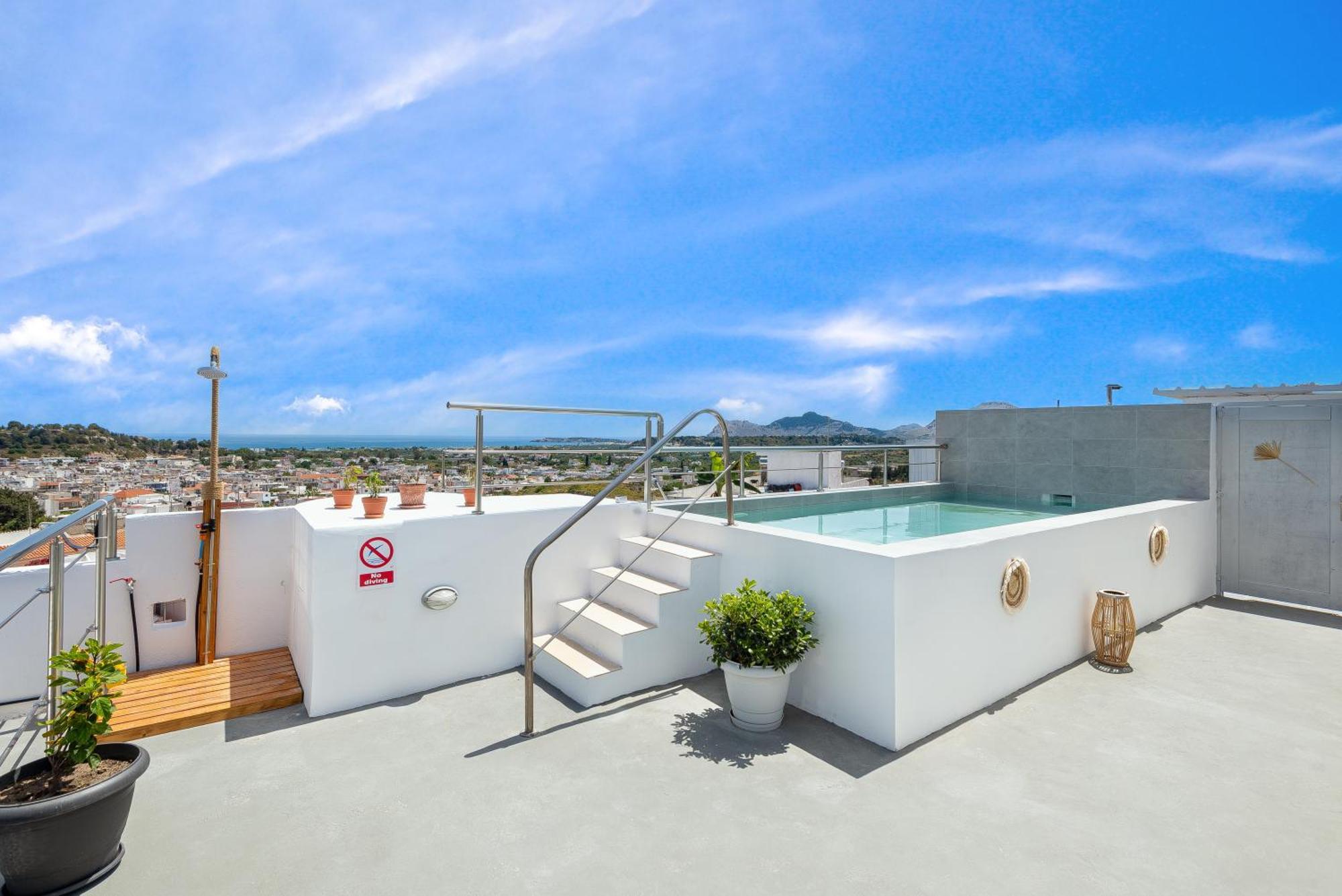 Afandou Panorama Apartment Bagian luar foto