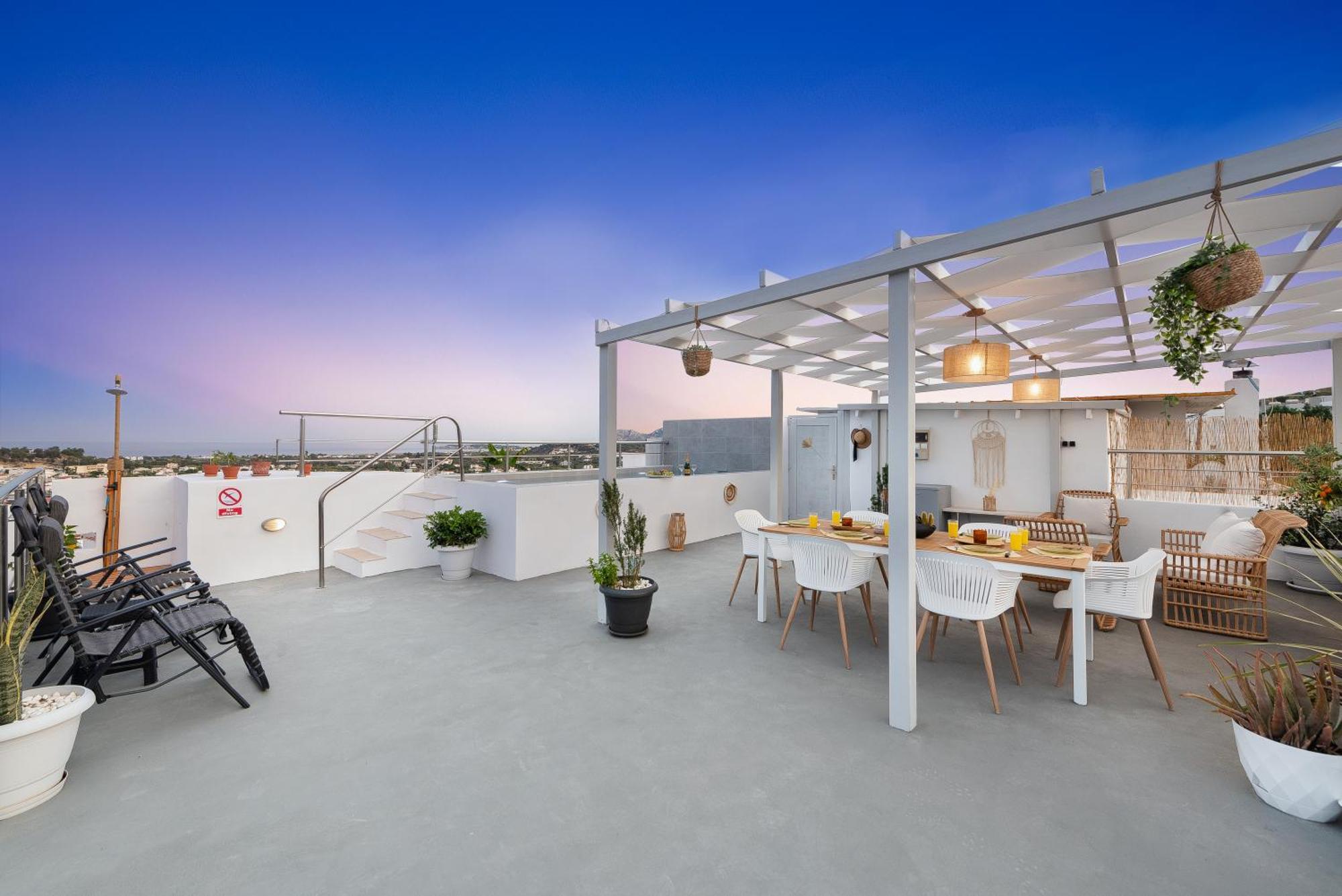 Afandou Panorama Apartment Bagian luar foto