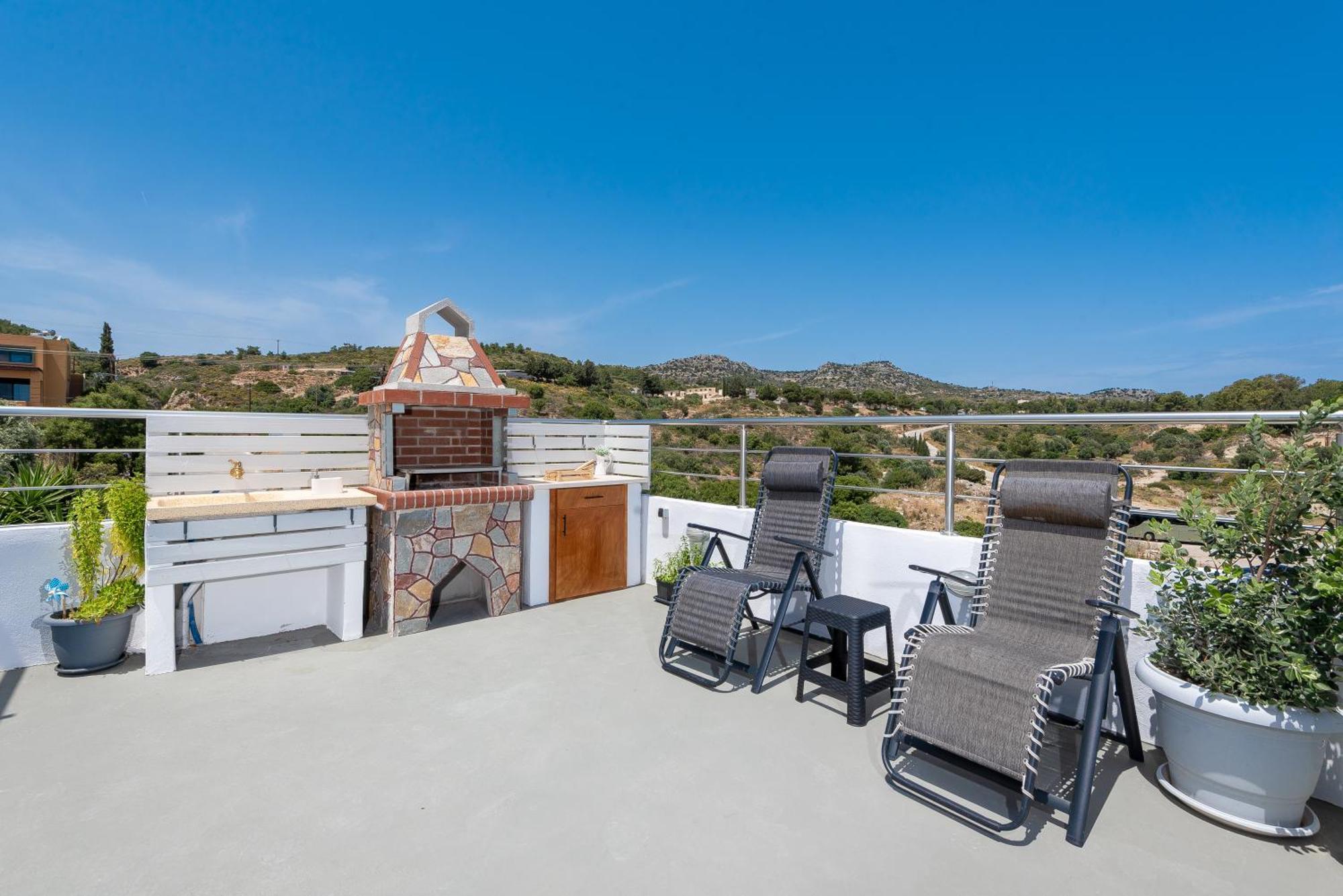 Afandou Panorama Apartment Bagian luar foto