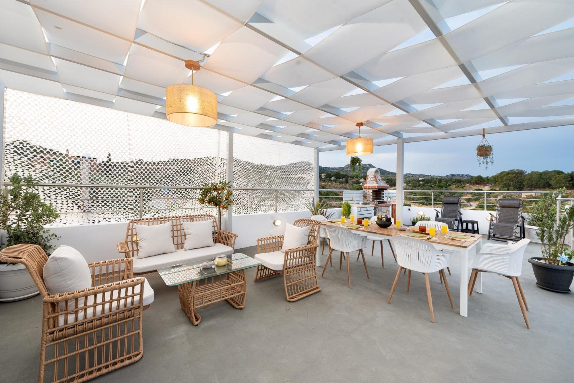 Afandou Panorama Apartment Bagian luar foto