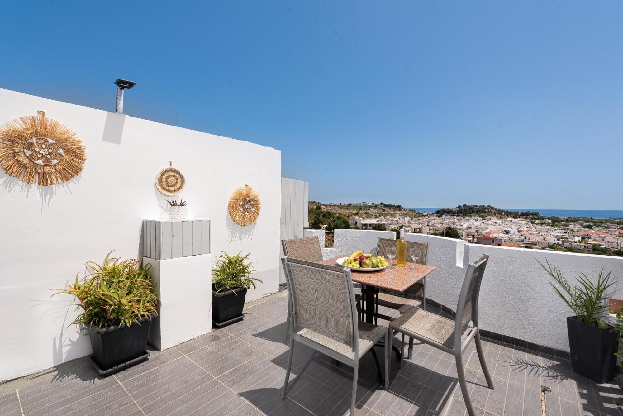 Afandou Panorama Apartment Bagian luar foto